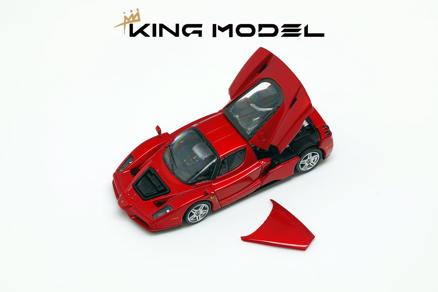 Preorder] King Model 1:64 Enzo - Metallic Red (2 Versions
