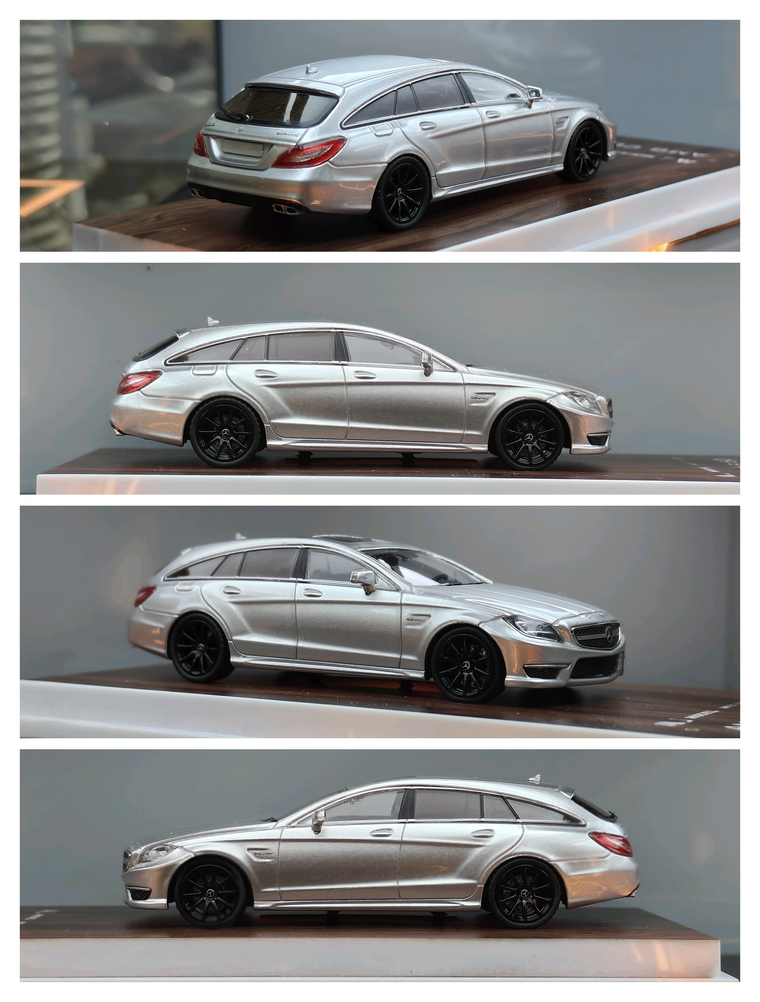【1 of 999】 未開封 Mercedes Benz CLS63 AMG Preorder] MJ Model 1:64 Mercedes Benz AMG CLS63 Station Wagon