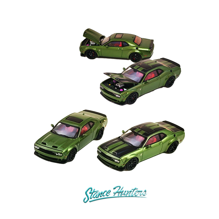 [Preorder] Stance Hunters 1:64 Dodge SRT Hellcat - Olive Green