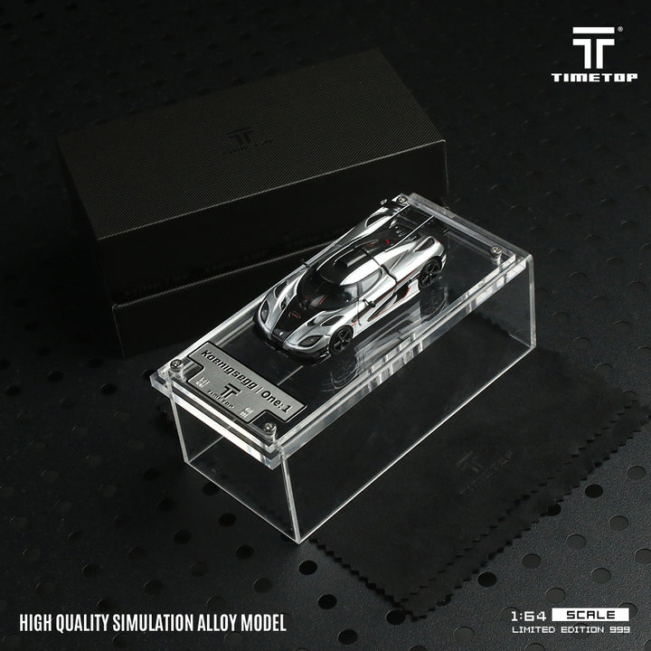 [Preorder] Time Top 1:64 Koenigsegg one1 Silver