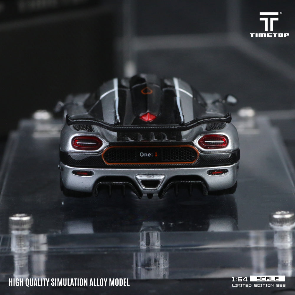 [Preorder] Time Top 1:64 Koenigsegg one1 Silver