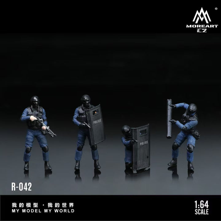 [Preorder] MoreArt 1:64 RMED POLICE DOLL E SET