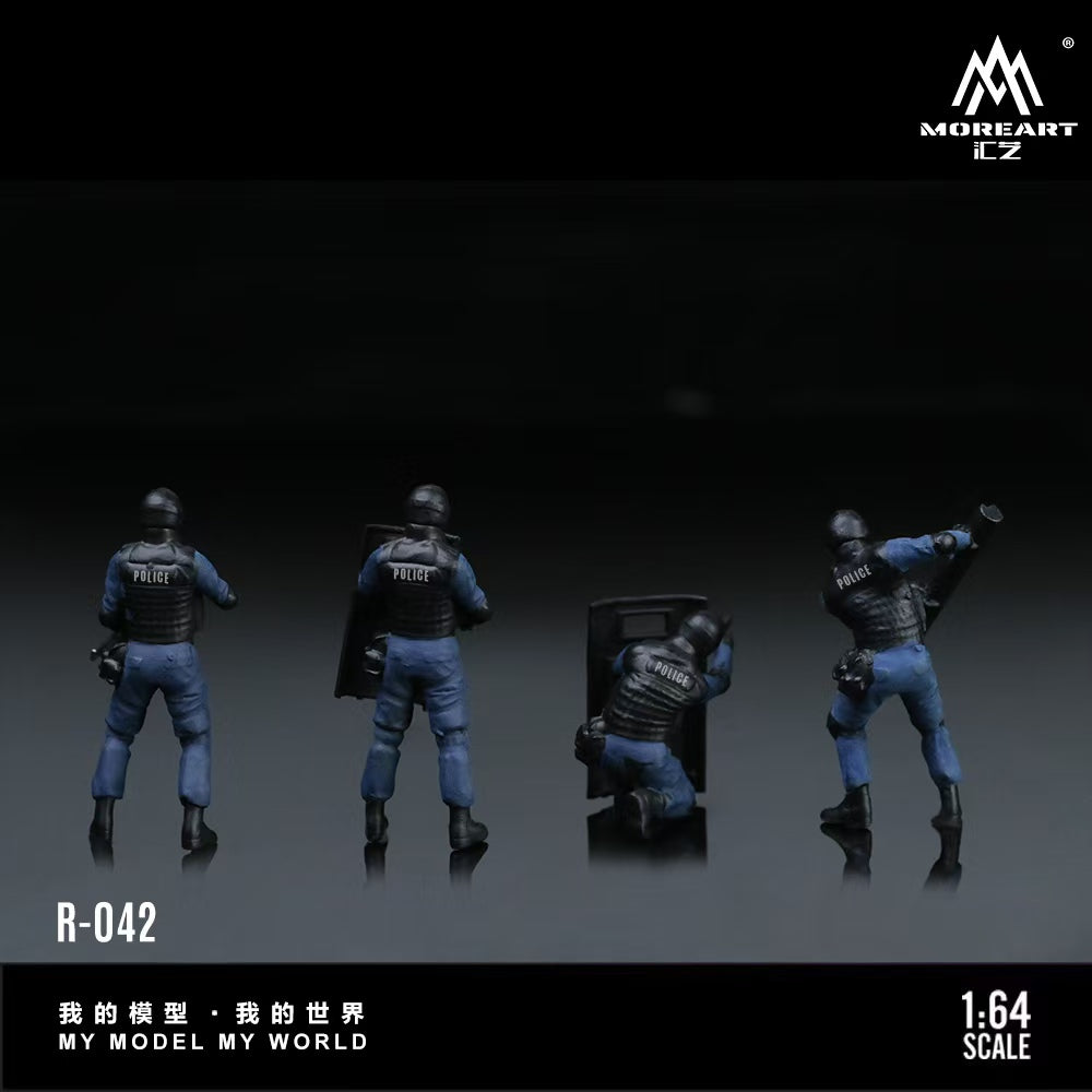 [Preorder] MoreArt 1:64 RMED POLICE DOLL E SET