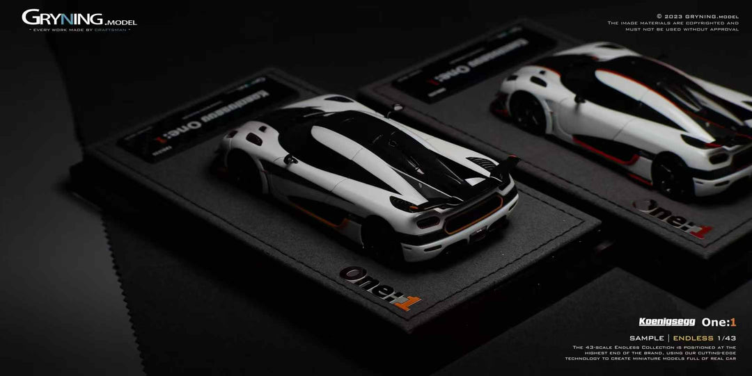 [Preorder] GRYNING Model 1:43 ENDLESS Koenigsegg One:1 (2 Colours)