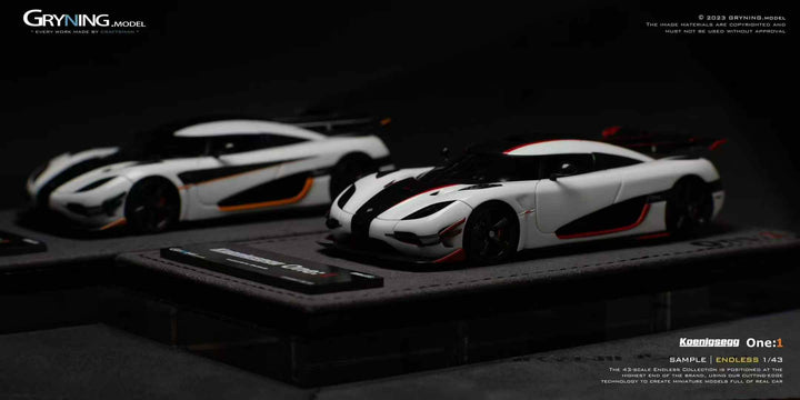 [Preorder] GRYNING Model 1:43 ENDLESS Koenigsegg One:1 (2 Colours)