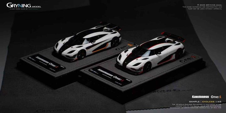 [Preorder] GRYNING Model 1:43 ENDLESS Koenigsegg One:1 (2 Colours)