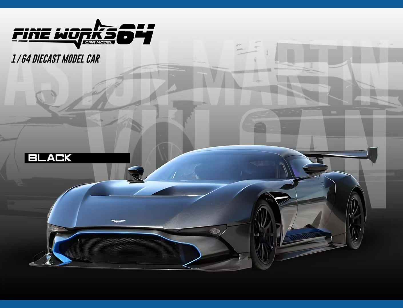 Preorder] Fine works64 1:64 Aston Martin Vulcan (4 Colours
