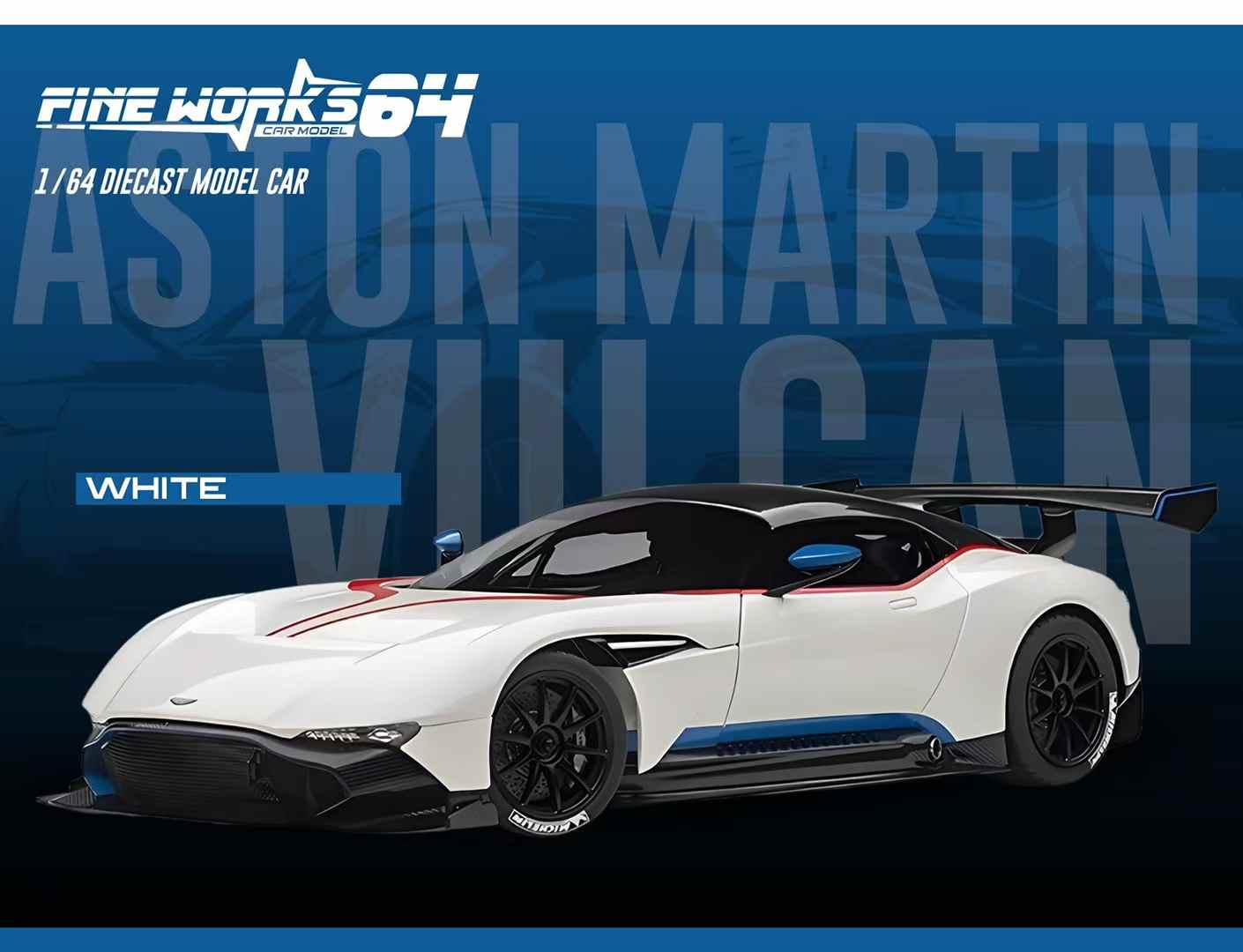Fine works64 1:64 Aston Martin Vulcan (4 Colours) – Horizon Diecast
