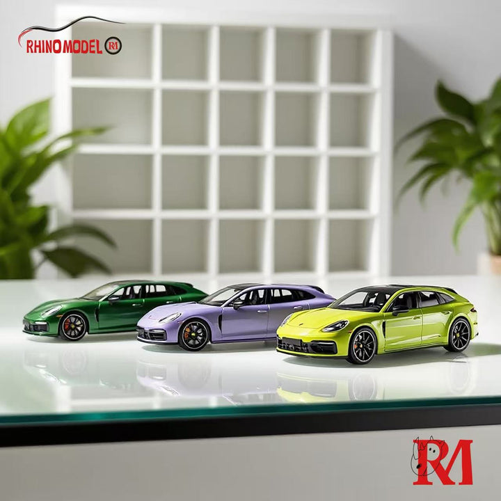 Rhino Model 1:64 Porsche Panamera Travel Version Diecast Model (3 Colors)