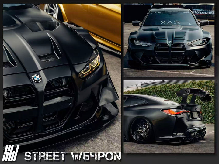 [Preorder] Street Weapon 1:64 BMW M4 Flossmann Full Widebody Kit G82 GTR (2 Colors)