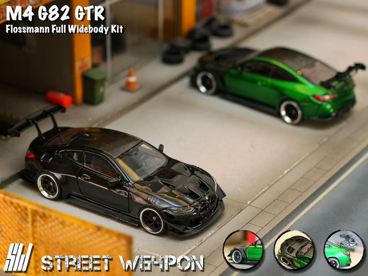 [Preorder] Street Weapon 1:64 BMW M4 Flossmann Full Widebody Kit G82 GTR (2 Colors)