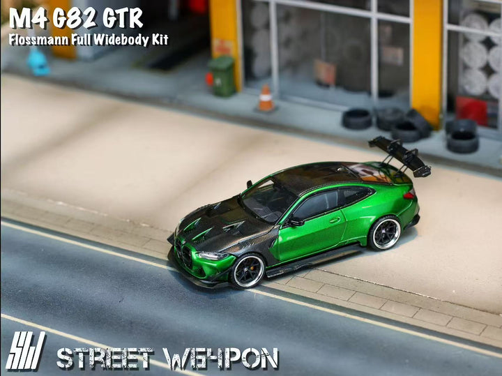[Preorder] Street Weapon 1:64 BMW M4 Flossmann Full Widebody Kit G82 GTR (2 Colors)