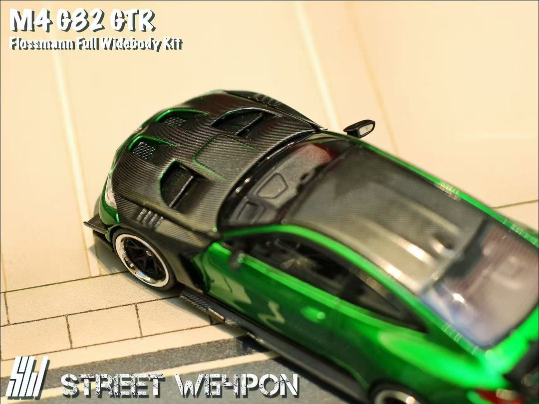 [Preorder] Street Weapon 1:64 BMW M4 Flossmann Full Widebody Kit G82 GTR (2 Colors)