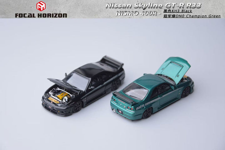 Focal Horizon 1:64 Nissan Skyline GT-R 4th Generation R33 Nismo 400R Version Diecast Model (2 Colors)
