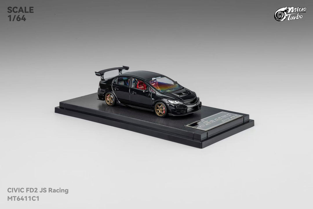 [Preorder] Microturbo 1:64 Honda Civic FD2 JS Racing MT6411C1