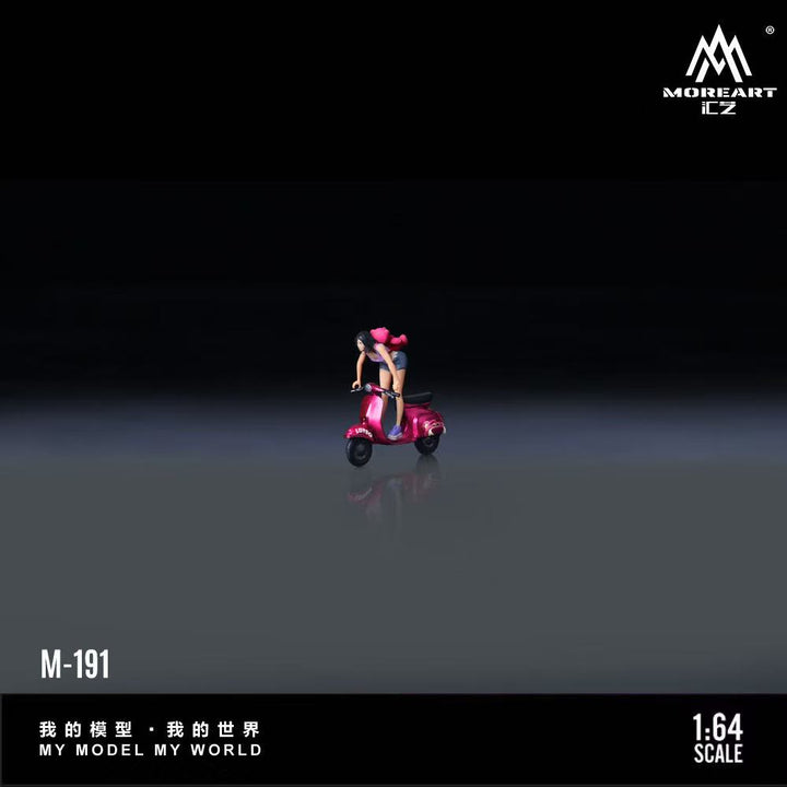 [Preorder] MOREART 1:64 Strawberry Bear scooter motorcycle doll MO222191