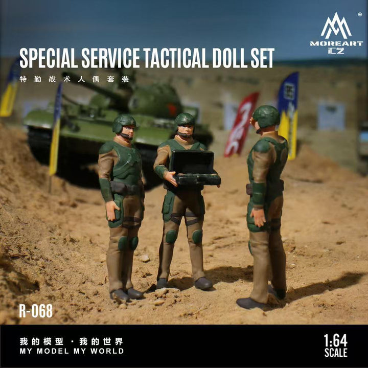 [Preorder] MoreArt 1:64 Speacial Service Tactical Doll Set MO223068