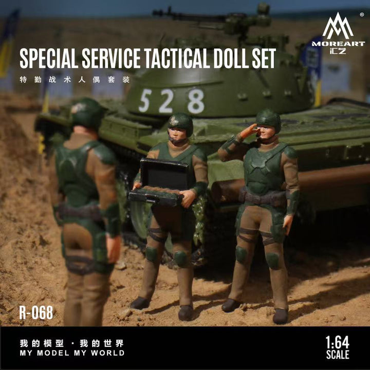 [Preorder] MoreArt 1:64 Speacial Service Tactical Doll Set MO223068