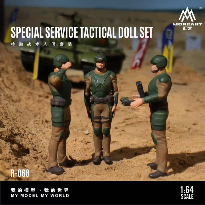 [Preorder] MoreArt 1:64 Speacial Service Tactical Doll Set MO223068