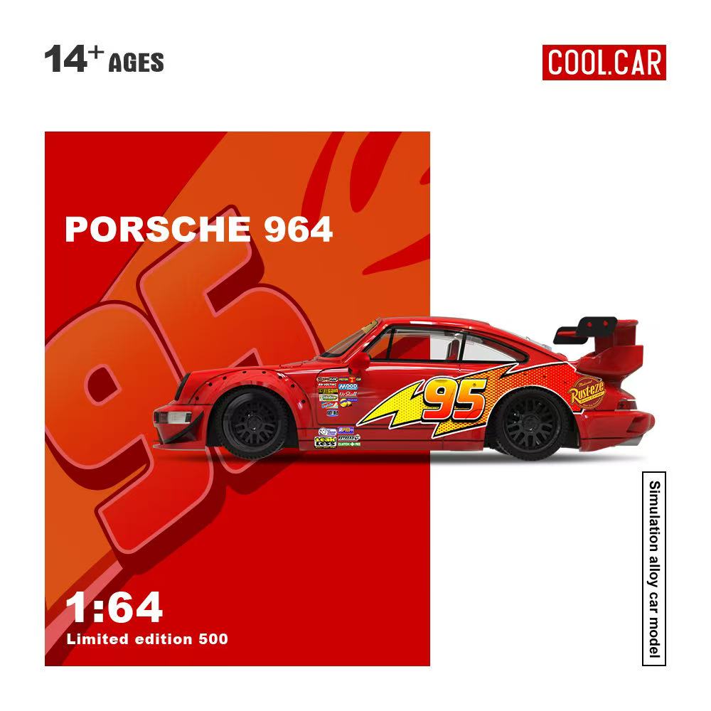 [Preorder] Cool Car 1:64 Lightning Mcqueen Livery (2 Versions)