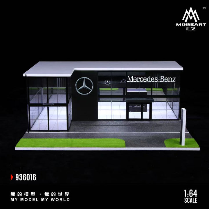 [Preorder] MoreArt 1:64 Two-story Assembly Showroom Mercedes-Benz Store MO936016