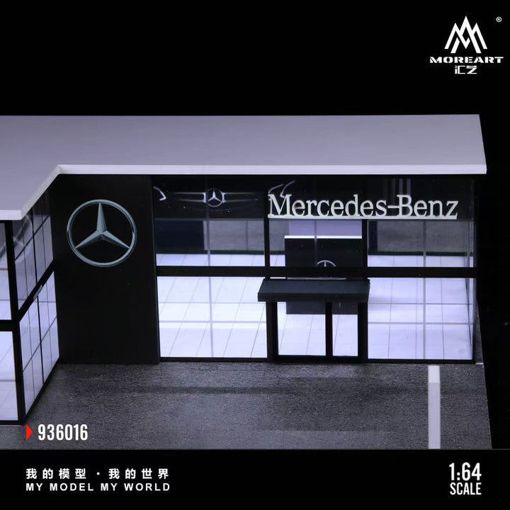 [Preorder] MoreArt 1:64 Two-story Assembly Showroom Mercedes-Benz Store MO936016