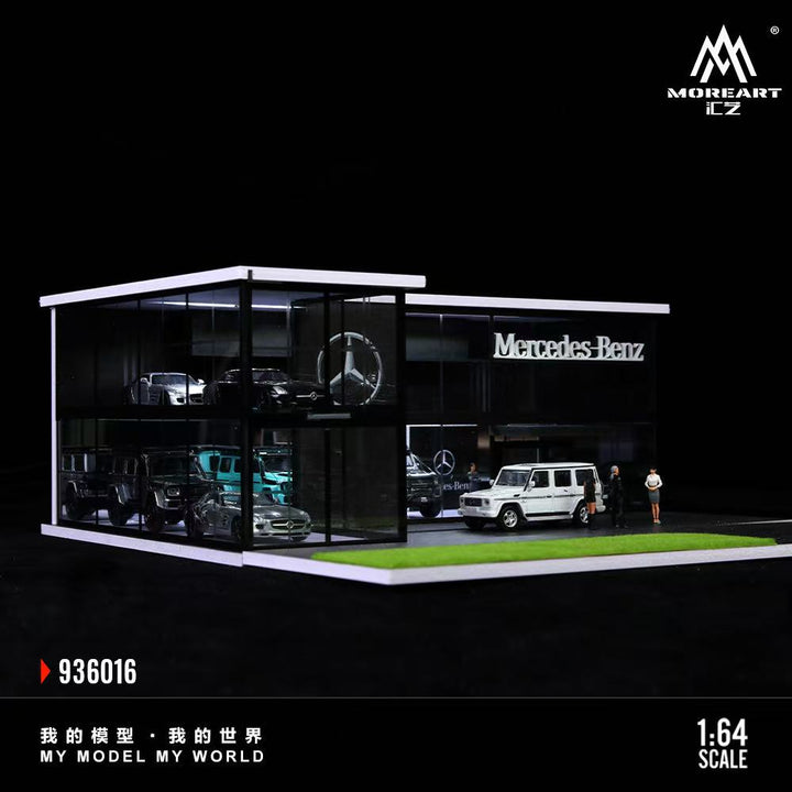 [Preorder] MoreArt 1:64 Two-story Assembly Showroom Mercedes-Benz Store MO936016