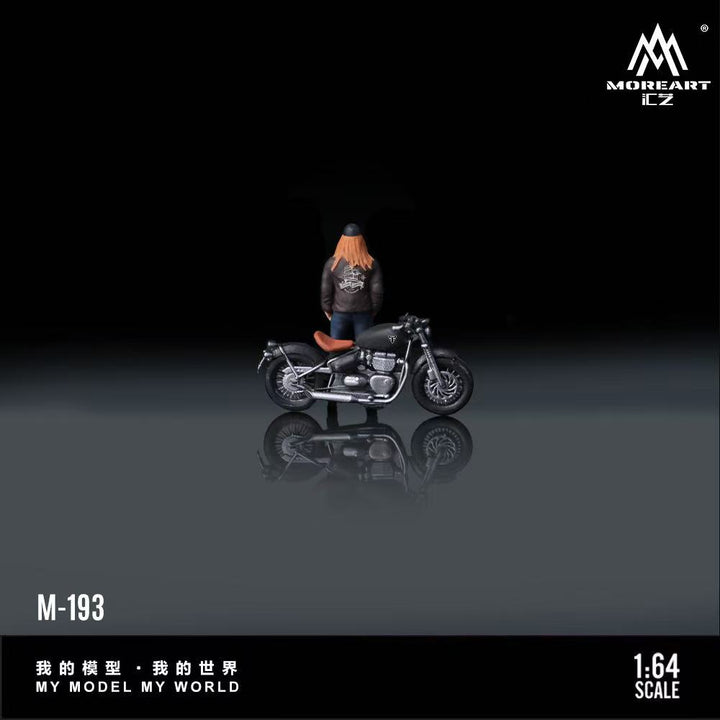 [Preorder] MoreArt 1:64 Triumph Motorcycle Hippie Doll MO222193