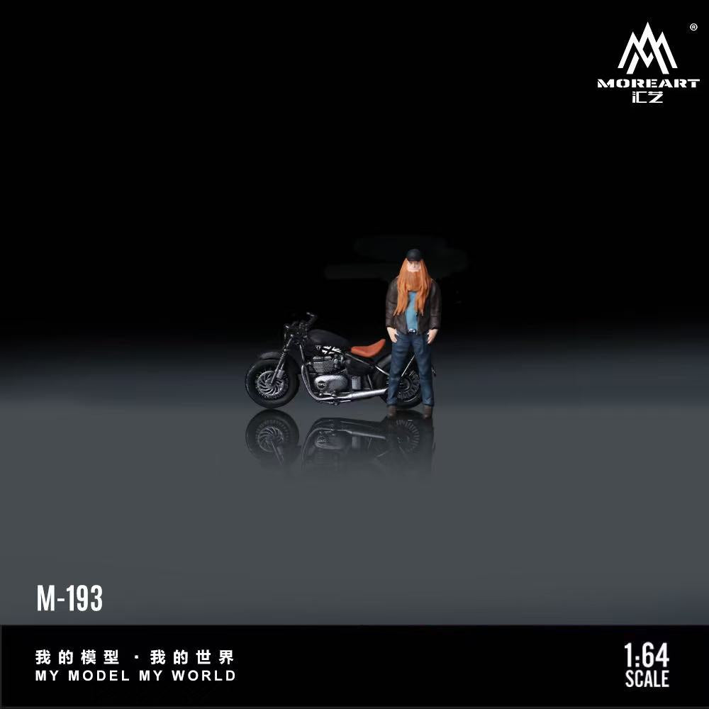 [Preorder] MoreArt 1:64 Triumph Motorcycle Hippie Doll MO222193