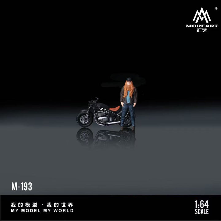 [Preorder] MoreArt 1:64 Triumph Motorcycle Hippie Doll MO222193
