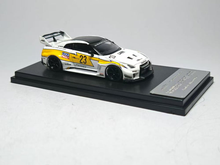 [Preorder] Model Collect 1:64 LBWK Nissan GTR GT White Flash Livery (2 Colours)