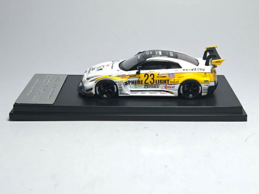 [Preorder] Model Collect 1:64 LBWK Nissan GTR GT White Flash Livery (2 Colours)