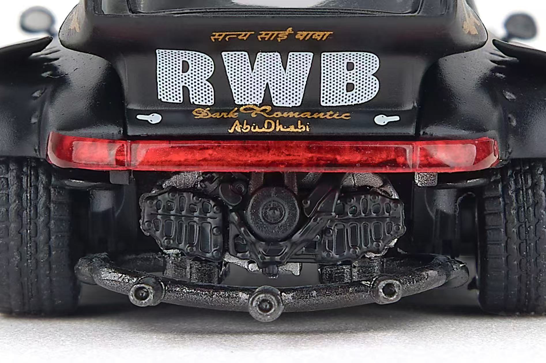 1/64 RWB 930 ワイドボディ【フルオープン仕様】 Porsche RWB 930 White MODELMODEL 1/64 scale – Hanz Driven