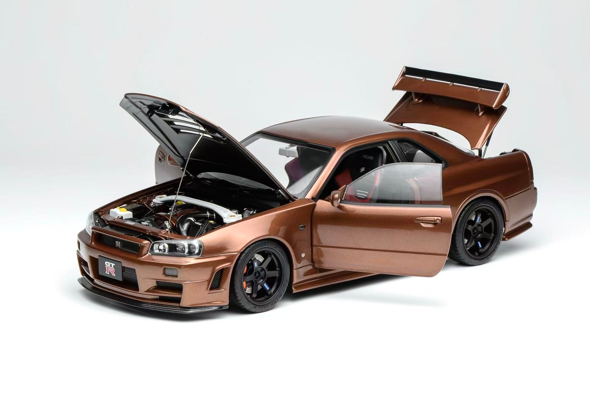 MOTORHELIX 日産 スカイライン GTR R34 1/18 Motorhelix 1:18Nissan Skyline GT-R (R34) CUSTOMIZED VERSION