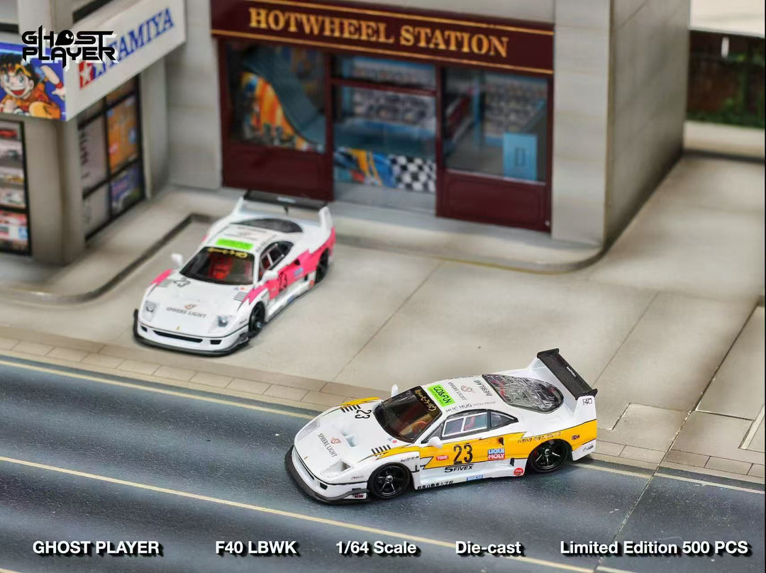[Preorder] Ghost Player 1:64 LBWK Ferrari F40 Flash Livery (2 Version)