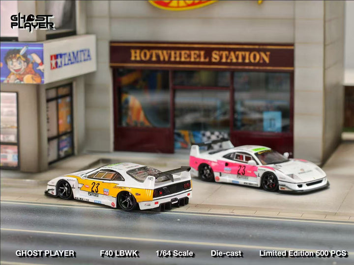 [Preorder] Ghost Player 1:64 LBWK Ferrari F40 Flash Livery (2 Version)