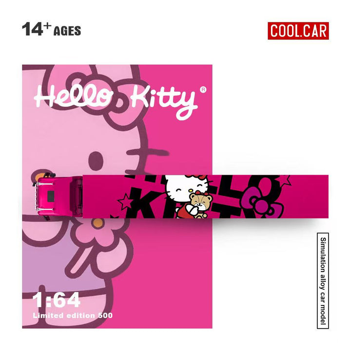 [Preorder] Cool Car 1:64 Scania Container Truck Dark pink Hello Kitty Livery CC644027