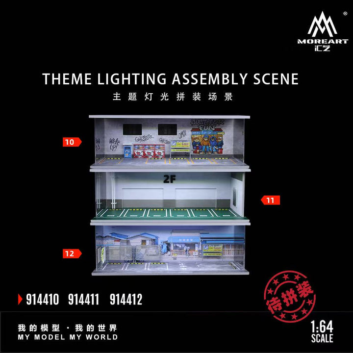 [Preorder] MoreArt 1:64 Theme Lighting Assembly Scene MO914410 MO914411 MO914412