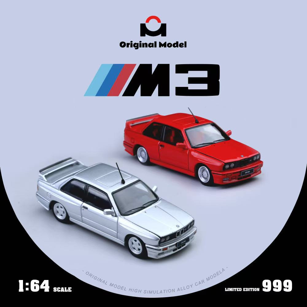 [Preorder] Original Model 1:64 BMW E30 (2 Colors)