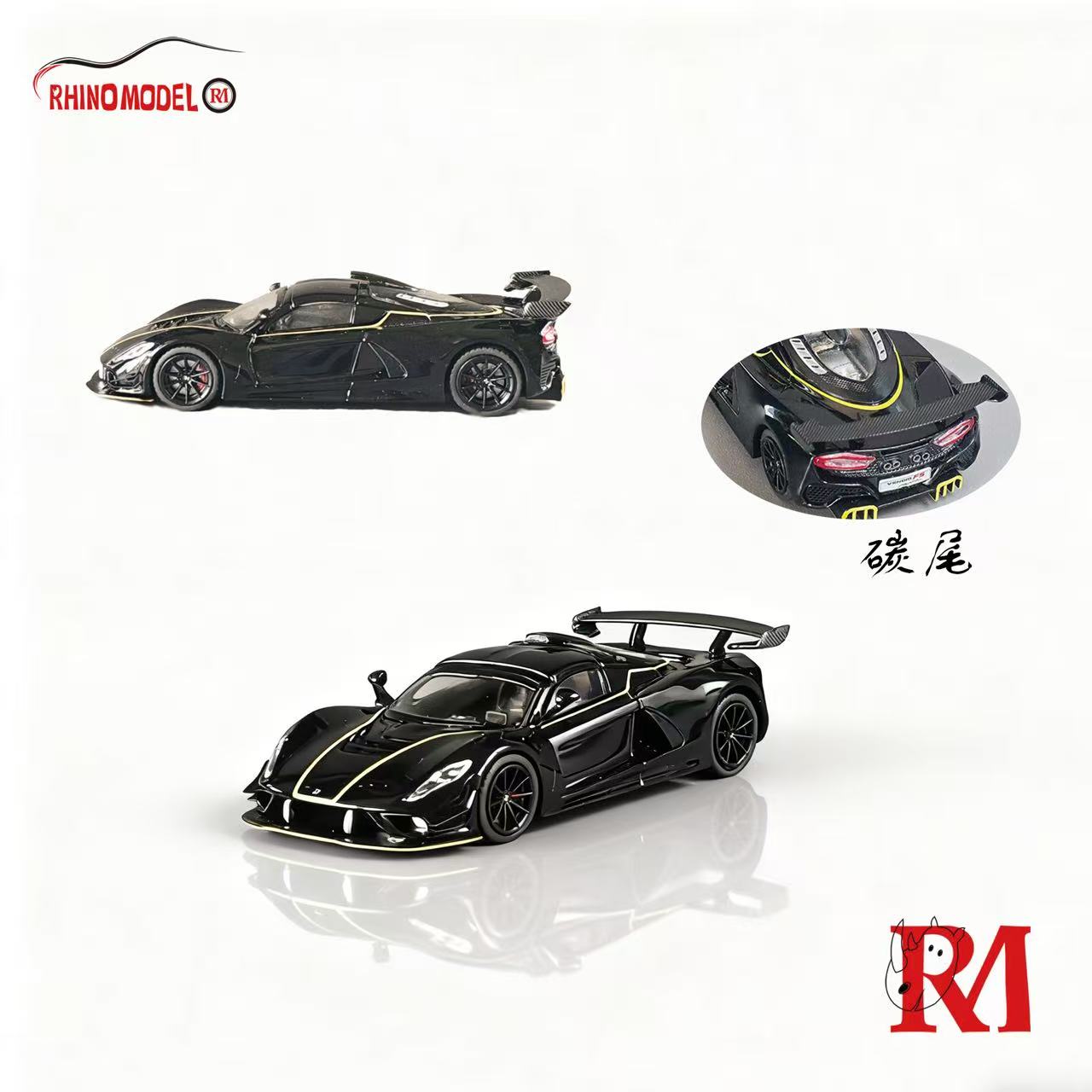Preorder] Rhino Model 1:64 Hennessey Venom F5 (2 Colors) – Horizon