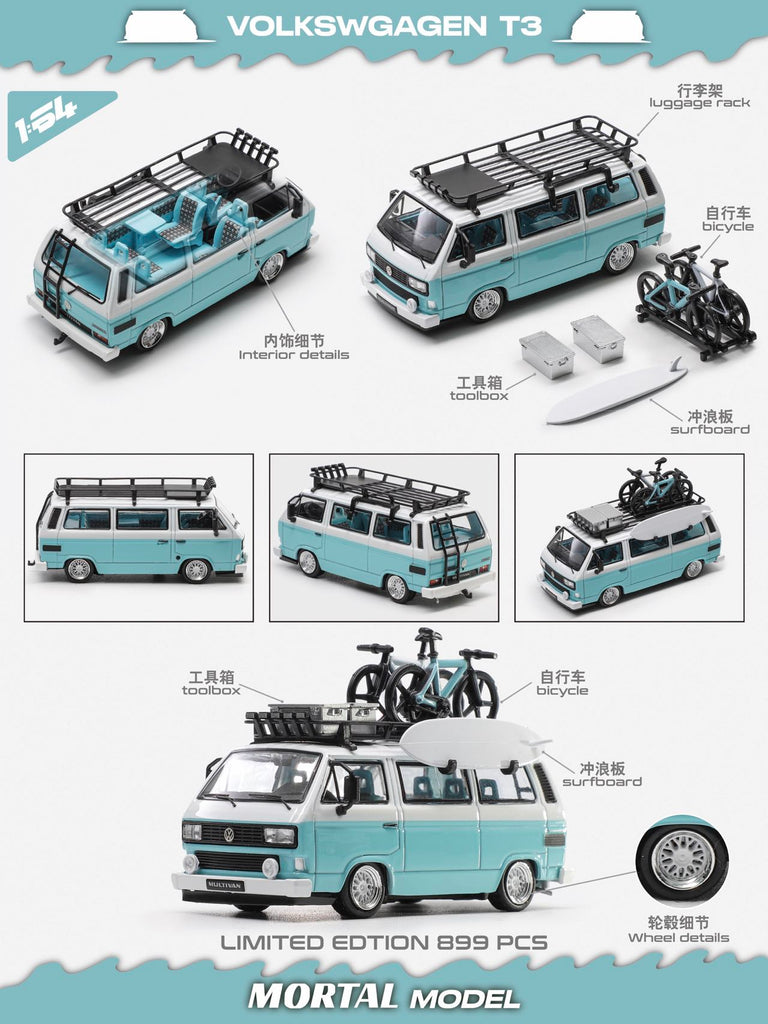 Mortal 1:64 Volkswagen T3 Lowside (3 Versions) – Horizon Diecast