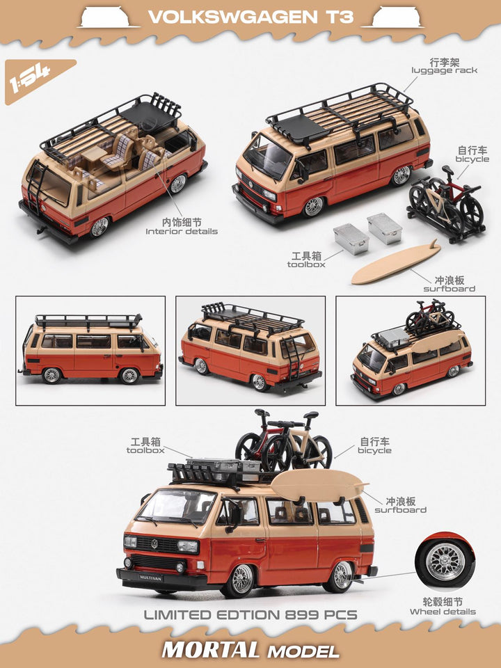 [Preorder] Mortal 1:64 Volkswagen T3 Lowside (3 Versions)