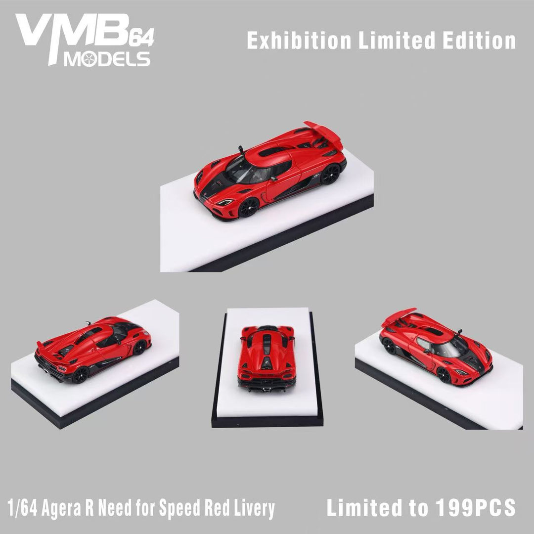 [Preorder] VMB Foshan Exhibition Limited Edition 1:64 Koenigsegg Agera R Red