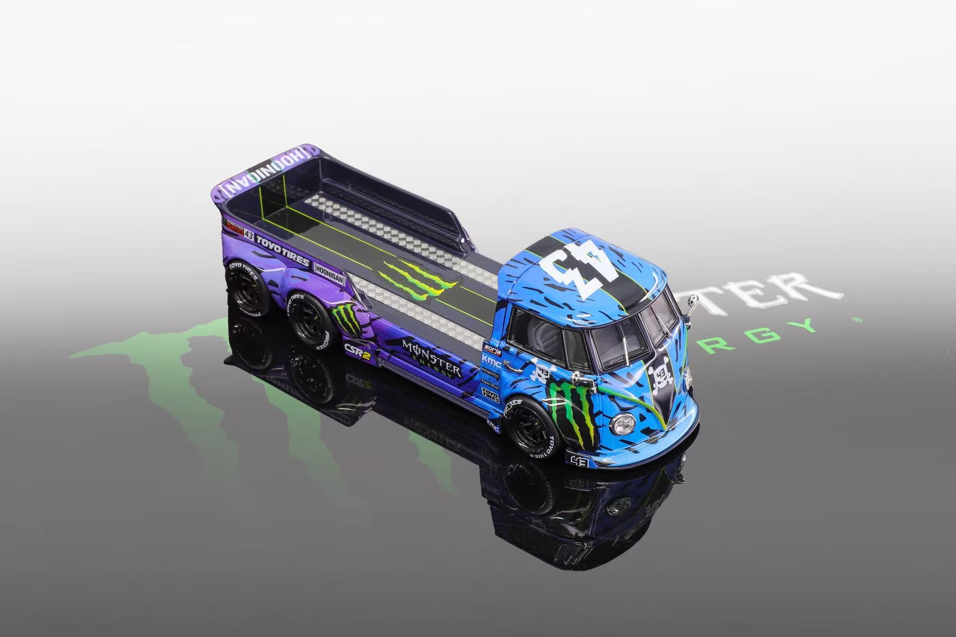 Liberty64 1:64 Volkswagen Trailer Monster Livery – Horizon Diecast