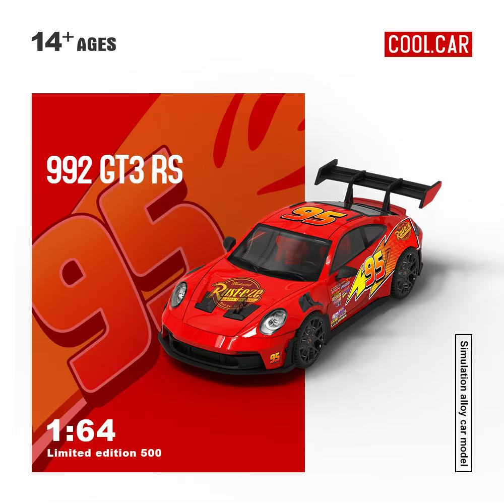 [Preorder] Cool Car 1:64 MX5/ GT3 RS Lightning Mcqueen Livery (2 Versions)