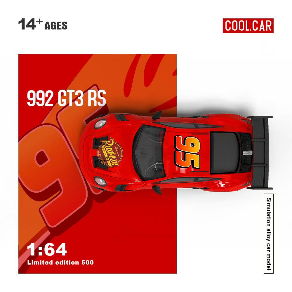 [Preorder] Cool Car 1:64 MX5/ GT3 RS Lightning Mcqueen Livery (2 Versions)