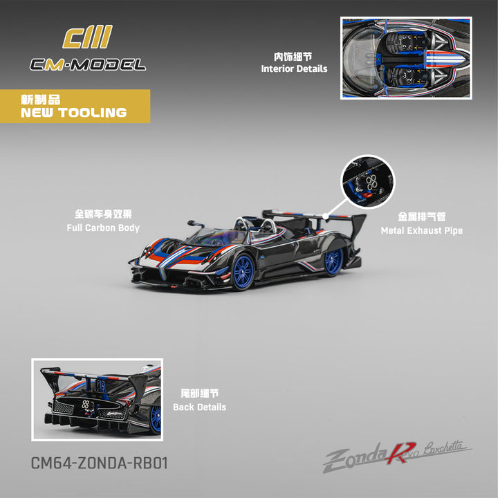 [Preorder] CM Model 1:64 Pagani Zonda Revo Barchetta 1 of 1 CM64-Zonda-RB01