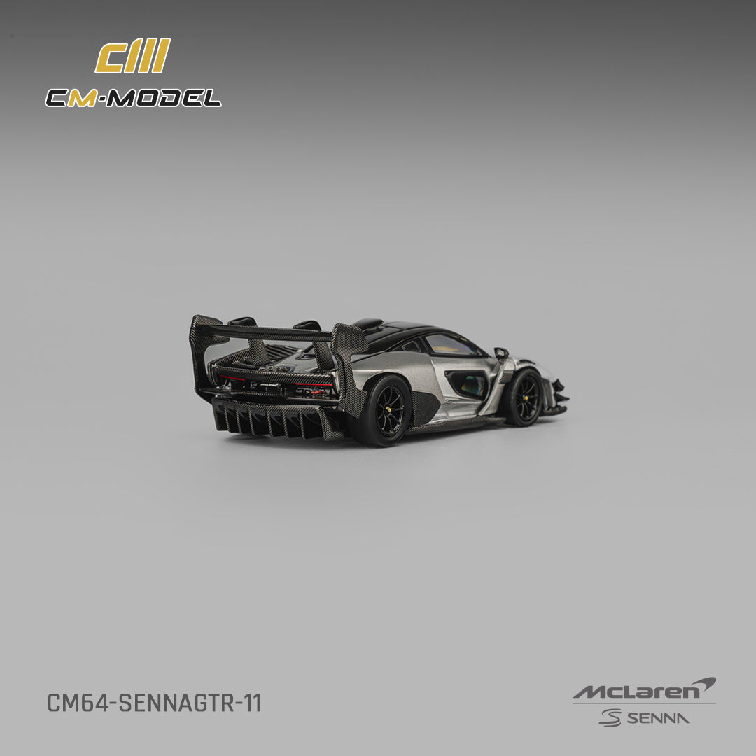 [Preorder] CM Model 1:64 McLaren Senna GTR Metallic Silver Gray CM64-SennaGTR-11