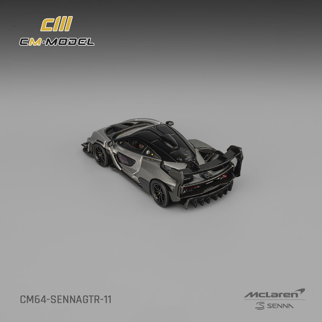 [Preorder] CM Model 1:64 McLaren Senna GTR Metallic Silver Gray CM64-SennaGTR-11