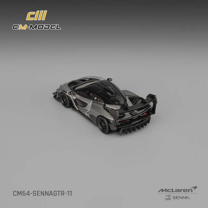[Preorder] CM Model 1:64 McLaren Senna GTR Metallic Silver Gray CM64-SennaGTR-11